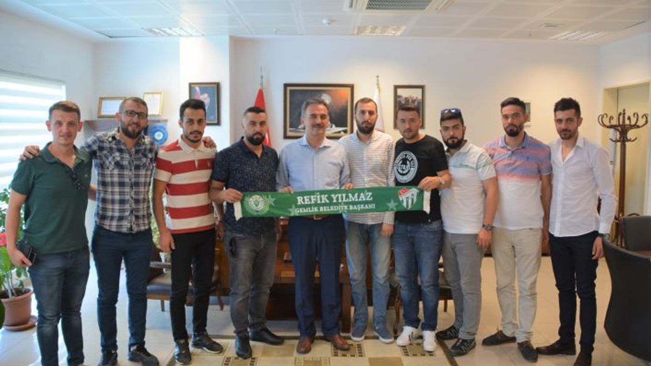 BURSASPOR TARAFTARLAR DERNEĞİNDEN BAŞKAN YILMAZ’A ZİYARET