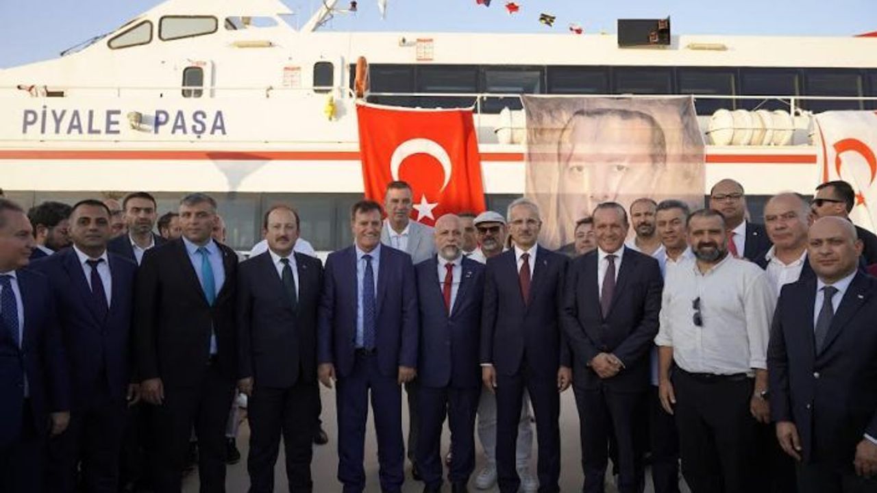 KKTC’YE AÇILAN 5. KAPIMIZ ANAMUR FERİBOT VE DENİZ UÇAĞI İSKELESİ HİZMETE ALINDI