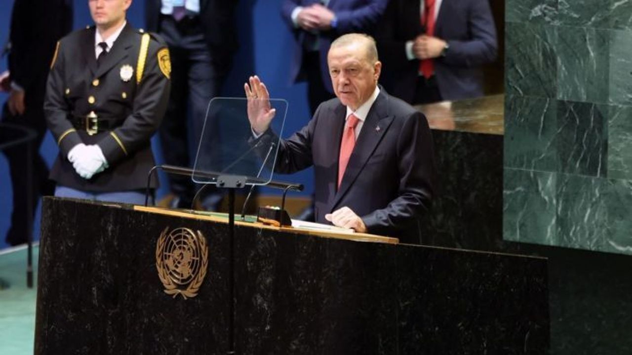 Cumhurbaşkanı Erdoğan, BM Genel Kurulu’ndan Dünya'ya seslendi: “İsrail, Filistin’i işgal ediyor”