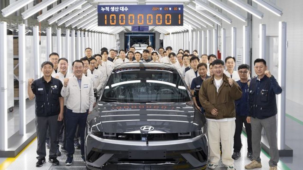Hyundai 57 Yılda 100 Milyon Araç Üreterek Yeni Bir Tarih Yazdı