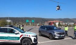 Düzce’de çaykopter destekli denetim