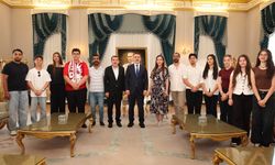 Başkan Vekili Biba, şampiyon marşın bestecilerini ağırladı
