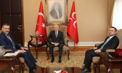 İki bakandan MHP lideri Bahçeli'ye ziyaret