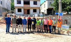 Başkan Erol, Burhaniye Mahallesi'ndeki Doğalgaz Çalışmalarını Yerinde İnceledi