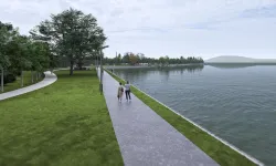 Sapanca Gölü manzarasında yeşil koridor uzuyor
