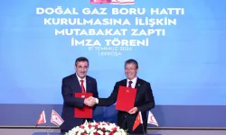 Türkiye ile KKTC arasında doğal gaz boru hattı için tarihi adım