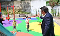 YILDIRIM’DA PARKLARA YAZ BAKIMI
