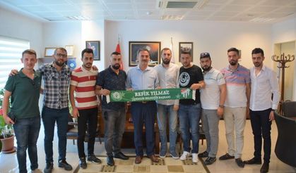 BURSASPOR TARAFTARLAR DERNEĞİNDEN BAŞKAN YILMAZ’A ZİYARET
