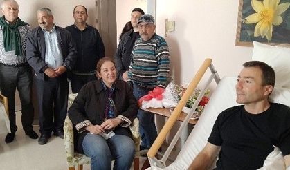 Başkan Demiralp, Muhtarlar Derneği Başkanını Ziyaret Etti