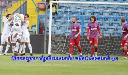 Bursaspor deplasmanda rahat kazandı 4-1