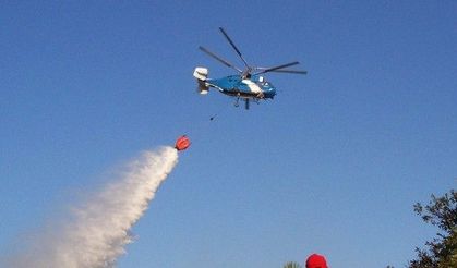 Helikopterler hava kararana kadar su taşıyacak