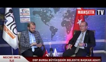 DSP Bursa Büyükşehir Belediye Başkan Adayı Ahmet Murat Özbilge