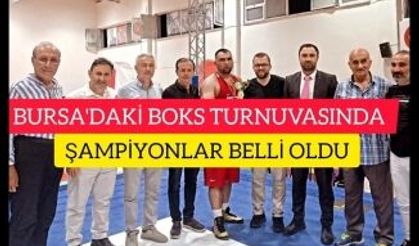 Bursa'daki Kafkas Boks Kupası'ndaki Şampiyonlar Belli Oldu