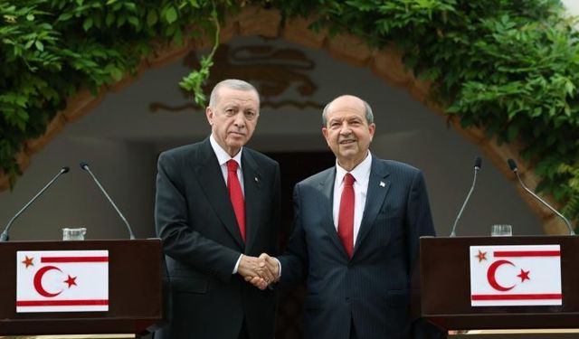 Cumhurbaşkanı Erdoğan KKTC'de