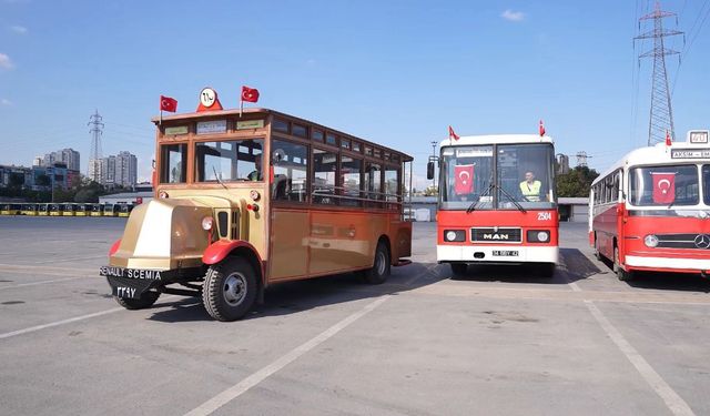 İETT’NİN, YAŞI CUMHURİYET TARİHİNE YAKIN NOSTALJİK ARAÇLARI