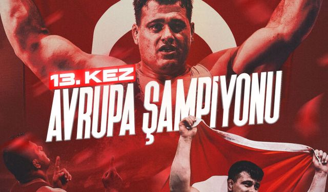 Rıza Kayaalp tarihe geçti! 13. Avrupa şampiyonluğu ile rekorun tek sahibi oldu