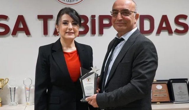 Bursa Tabip Odası’nda Ferda Firdin dönemi başladı