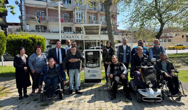 Sakarya Büyükşehir'den Sapanca'ya engelsiz şarj istasyonu