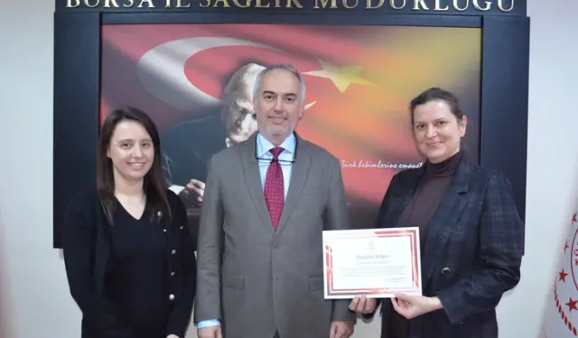 Bursa İl Sağlık'tan SHM’ye yönlendirme yapan hekimlere teşekkür
