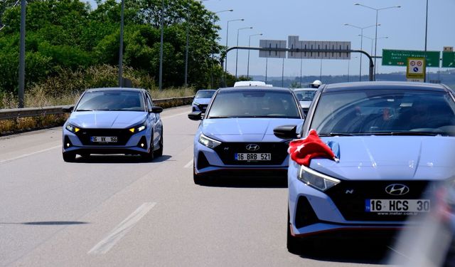 19 Mayıs Coşkusu Hyundai i20 N Tutkunlarıyla Yollara Taştı