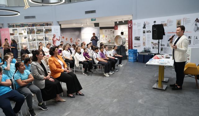 Nilüfer’de çocuklar Ömür Kurt’la çevreyi konuştu