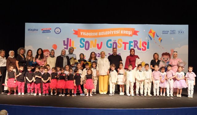 YILDIRIM’DA MİNİKLERİN MEZUNİYET COŞKUSU