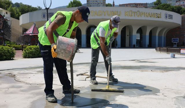 Büyükşehir'den Millet Bahçesi'ne estetik dokunuş