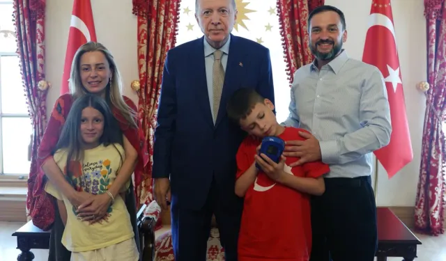 Cumhurbaşkanı Erdoğan, 'Cake Not Hate' kampanyasıyla tanınan Joshua Harris'i ağırladı