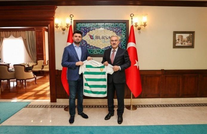 VALİ EROL AYYILDIZ’DAN BURSASPOR’A GÜÇLÜ DESTEK: BURSA TEK YÜREK