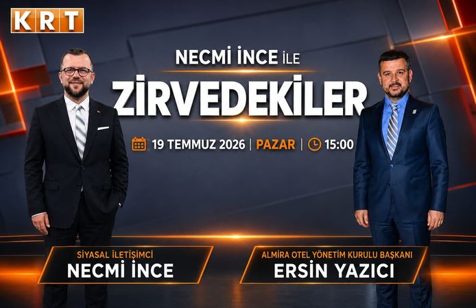 KRT'DE ZİRVEDEKİLER'DE BU HAFTAKİ KONUĞU ERSİN YAZICI!