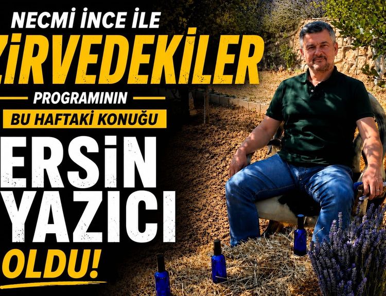 KRT’DE “ZİRVEDEKİLER” PROGRAMININ BU HAFTAKİ KONUĞU ERSİN YAZICI OLDU!