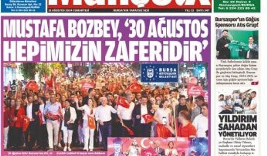 MansetX Gazetesi Bursa-Ankara'nın 13.Yıl 347.Ağustos sayısı okuyucularıyla buluştu.
