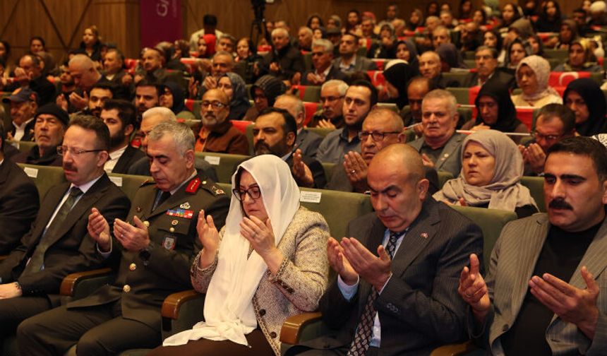 Gaziantep'te Başkan Şahin şehit aileleri ve gazilerle buluştu