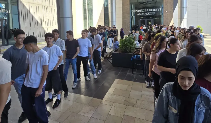 Gaziantep'te YKS tatbikatı yapıldı