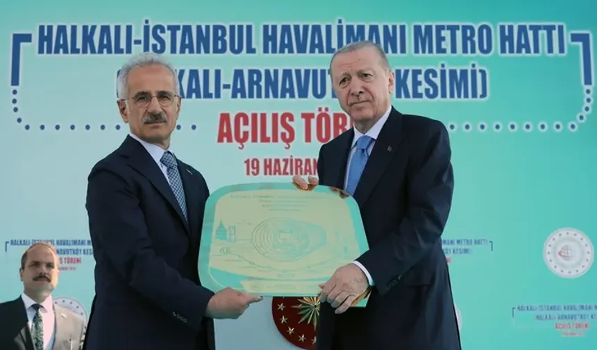 Halkalı-Arnavutköy metro hattı açıldı... Türkiye ulaşımda hızlanıyor