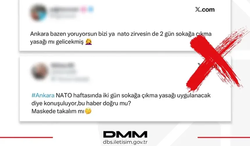 İletişim'den “Ankara’da sokağa çıkma yasağı” iddialarına yalanlama