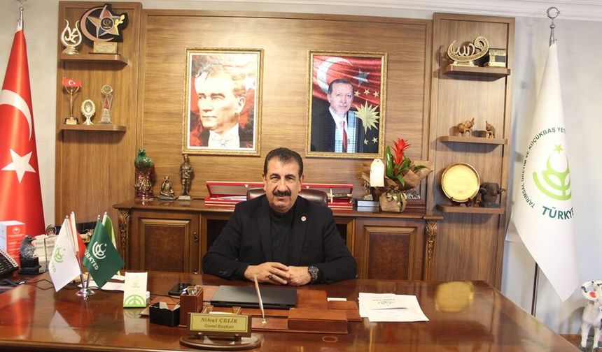 TÜRKYED Genel Başkanı Nihat ÇELİK;“Tarımda aşırı kullanımlar çevre sorunu olmaktan çıkarılmalı…”