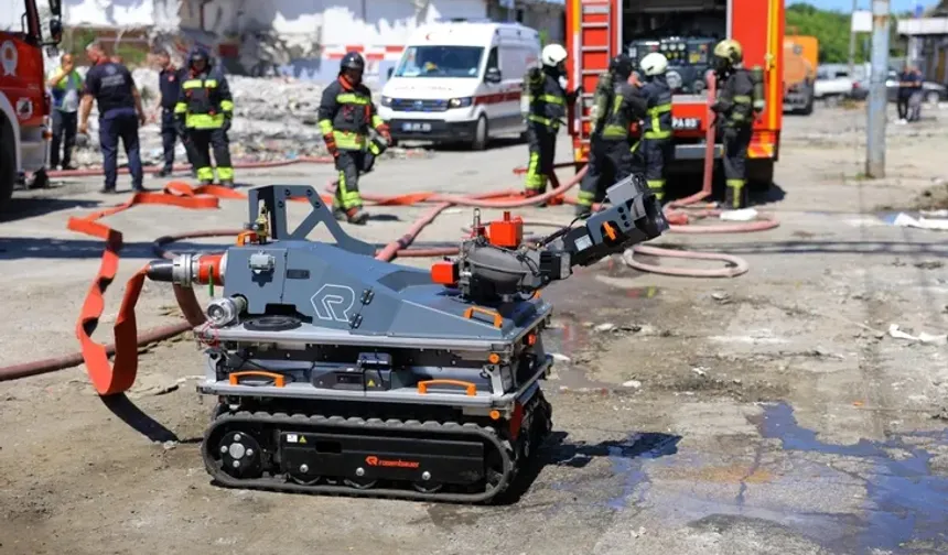 Samsun İtfaiyesi “Alevkıran” robotuyla güçleniyor