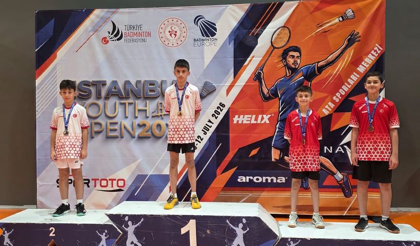 Büyükşehir Belediyesporlu Badmintonculardan 6 Madalya