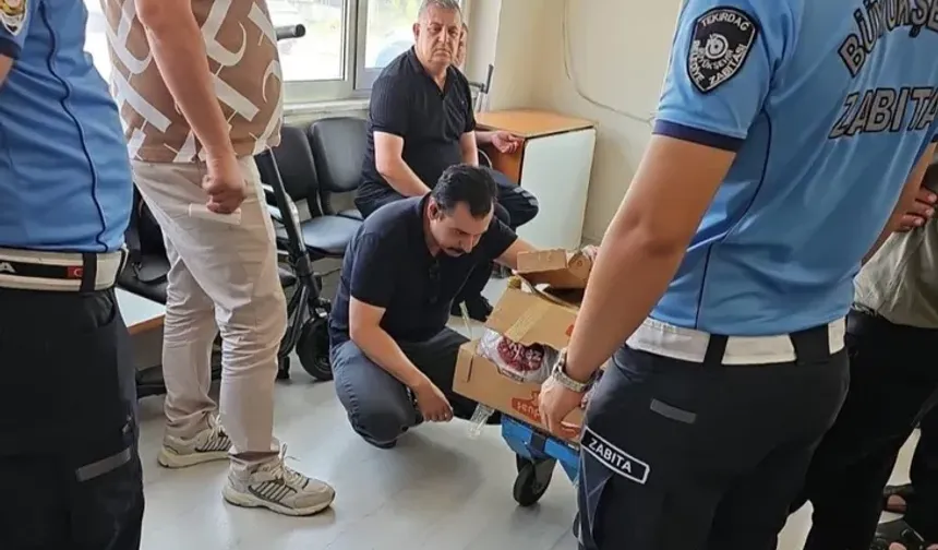 Zabıtadan sağlıksız et operasyonu