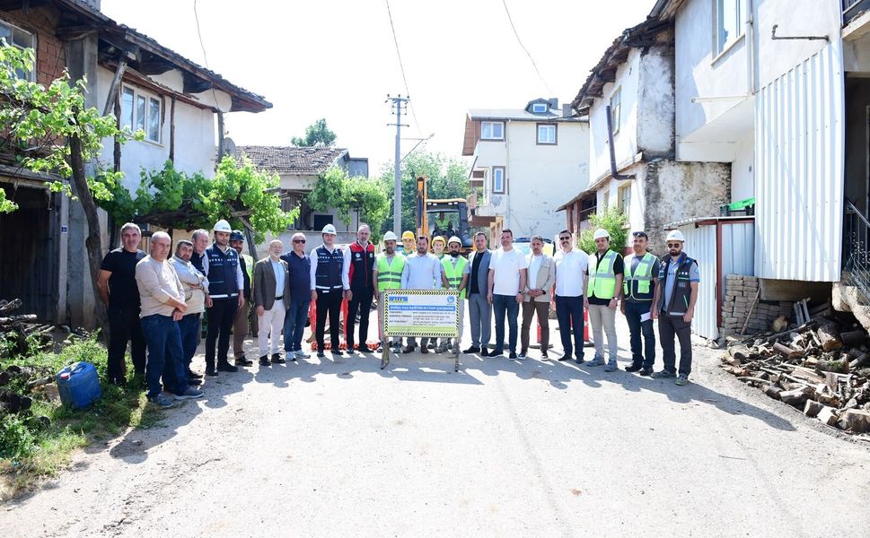 KESTEL’DE KIRSAL MAHALLELERE DOĞALGAZ HAMLESİ