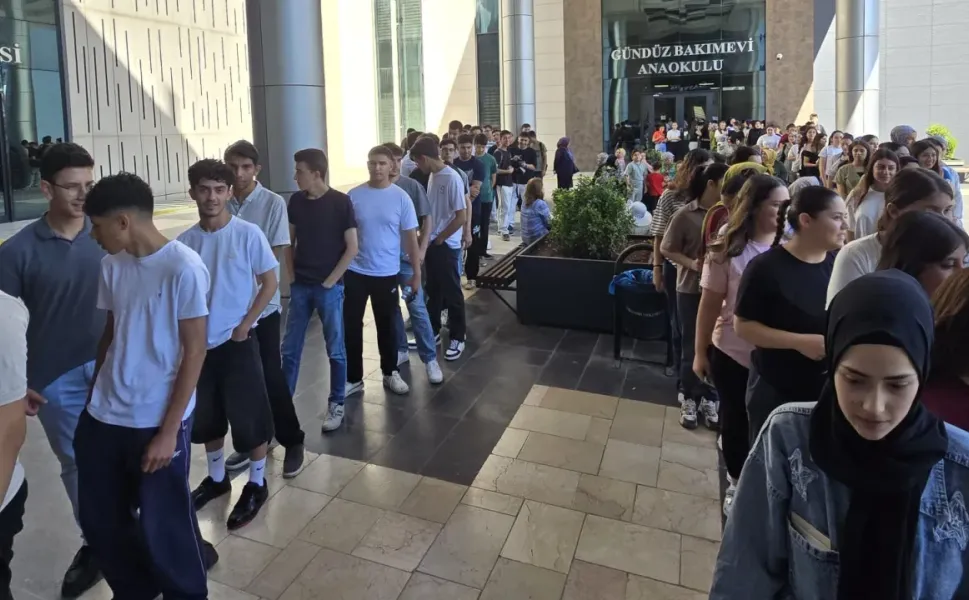 Gaziantep'te YKS tatbikatı yapıldı