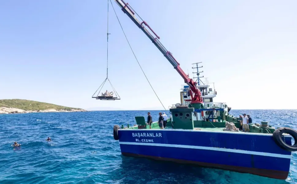 İzmir'de midye kabukları deniz yaşamına nefes olacak