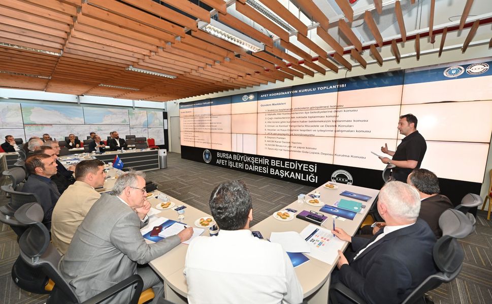 Bursa’nın afet planı AKOM’da masaya yatırıldı