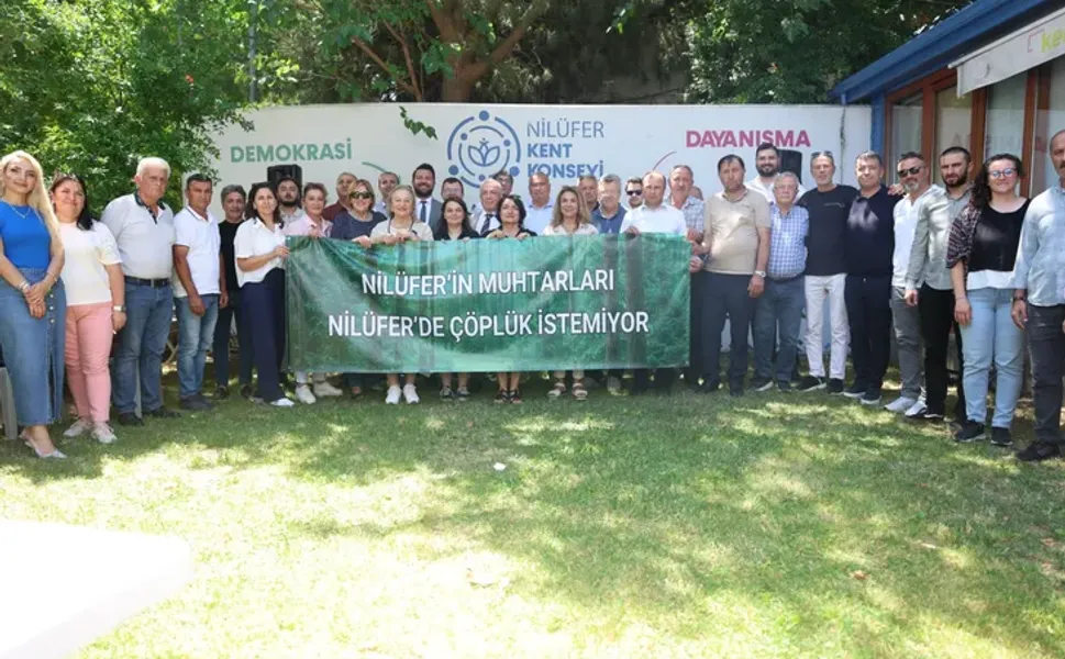 Bursa Nilüfer katı atık tesisine karşı tek ses oldu