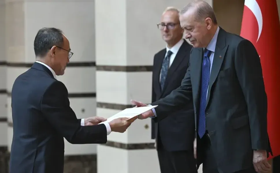 Cumhurbaşkanı Erdoğan, Büyükelçilerin güven mektuplarını kabul etti