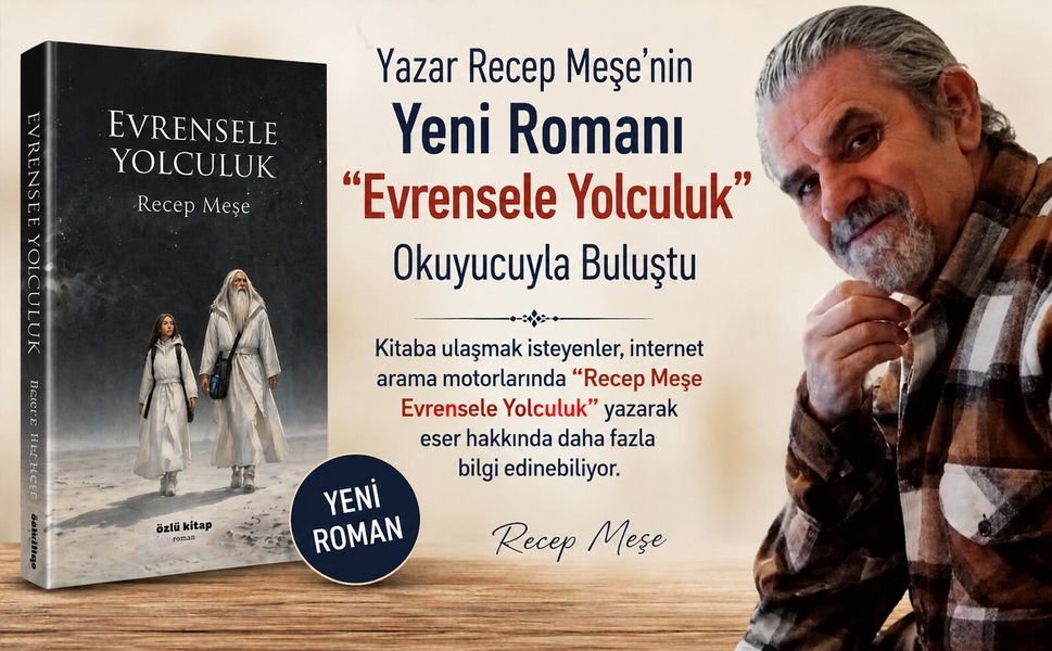 Bursalı Yazar Recep Meşe’nin Yeni Romanı “Evrensele Yolculuk” Okuyucuyla Buluştu