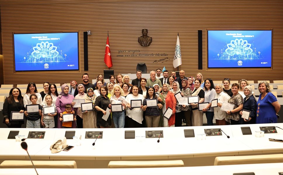 Nilüfer’de sertifikalı kadın gücü