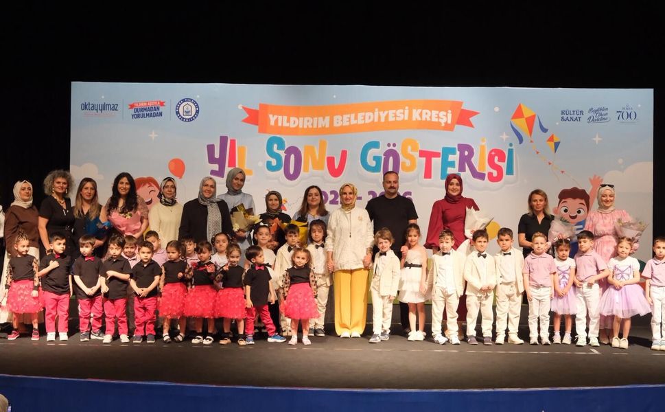 YILDIRIM’DA MİNİKLERİN MEZUNİYET COŞKUSU