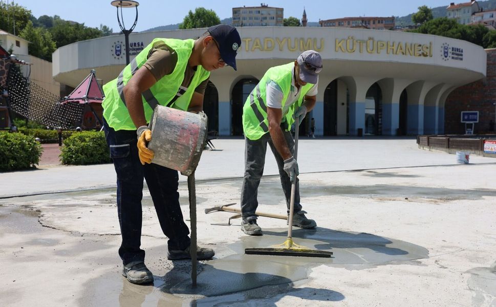 Büyükşehir'den Millet Bahçesi'ne estetik dokunuş